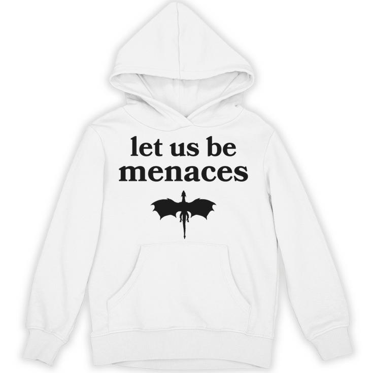Let Us Be Menaces Dragon Book Lover Unisex Hoodie