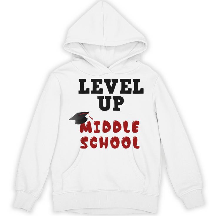 Level Up Middle School 5th Grade Graduation Unisex Hoodie