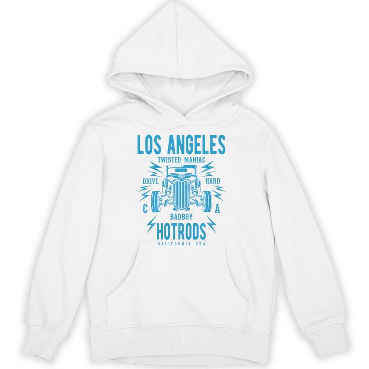 Los Angeles Hotrods Automotive Nostalgia Premium Tri-Blend Unisex Hoodie