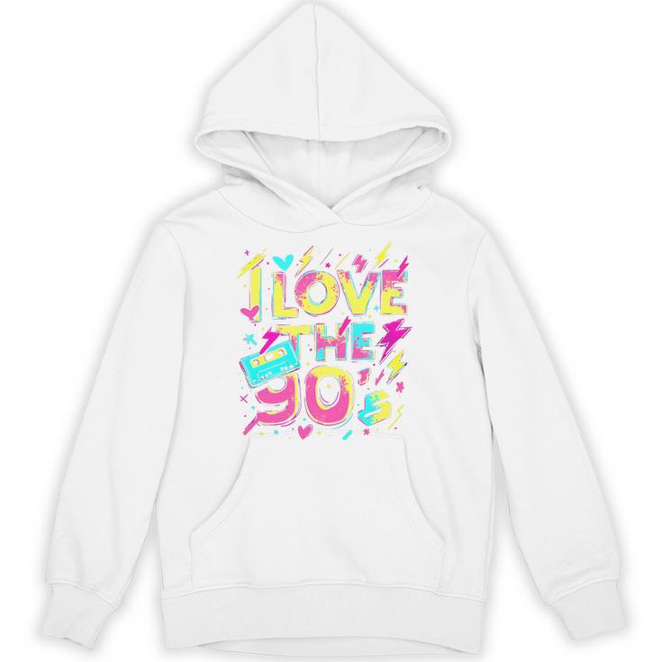 I Love The 90'S 90s Retro Nostalgia Premium Tri-Blend Unisex Hoodie