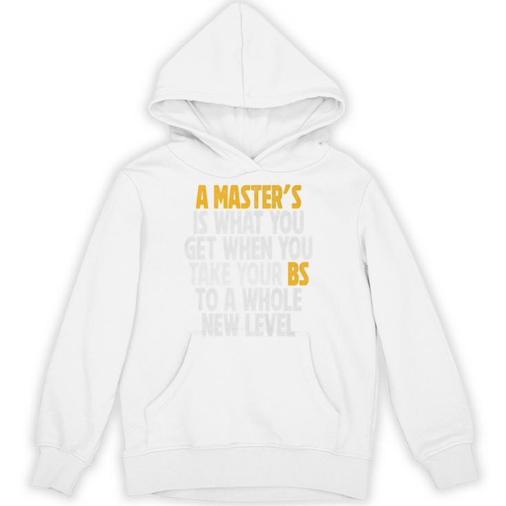 Master Degree When You Take Bs To New Level Graduation Premium Unisex Hoodie