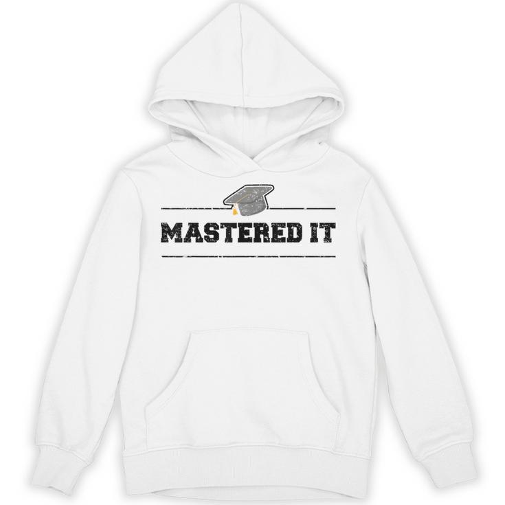 Masters Degree Graduation For Graduates Him Her Grads Unisex Hoodie
