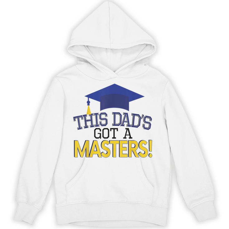 Masters Degree Proud Dad Graduation Shirt MBA Social Work Unisex Hoodie