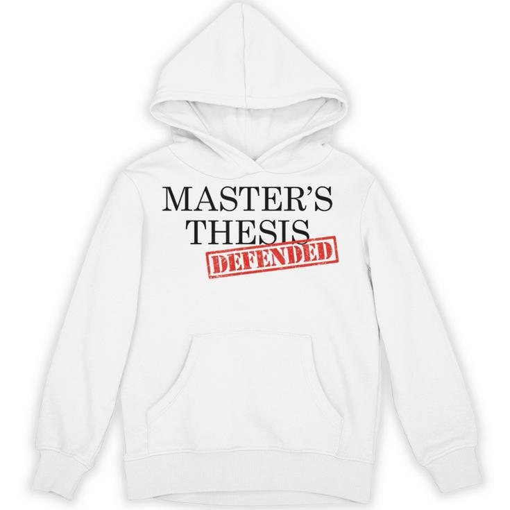 Master's Thesis Defense Tshirt Masters Graduation Shirt Unisex Hoodie