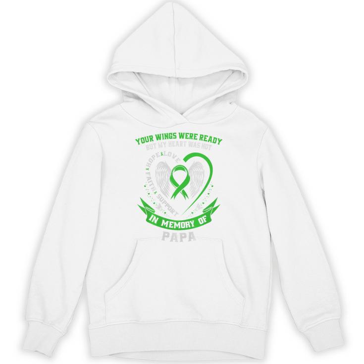 In Memory Of Papa Non Hodgkins Lymphoma Awareness Cancer Premium Unisex Hoodie