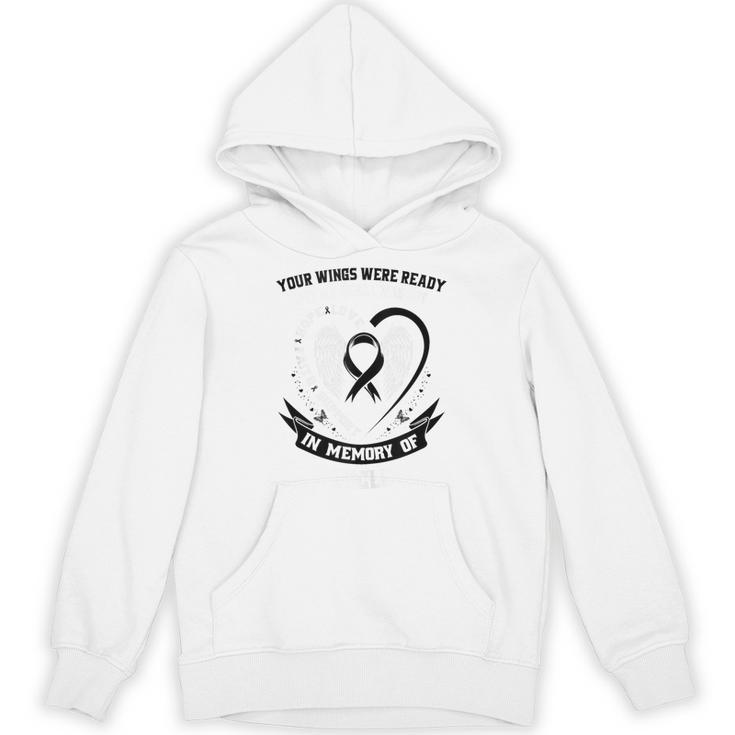 In Memory Of Uncle Melanoma Cancer Awareness Memorial Unisex Hoodie