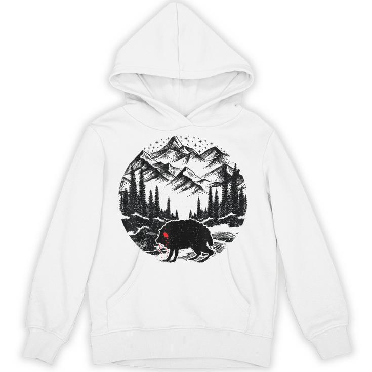 Monster Squonk In Forest Folklore Cryptid Introvert Unisex Hoodie