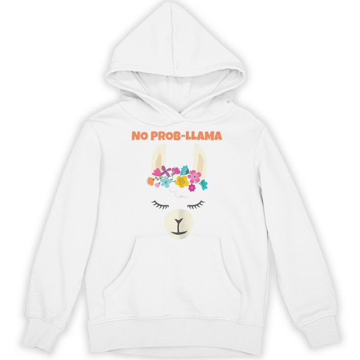 No Prob Llama Birthday Graduation Women Kids Girls Unisex Hoodie