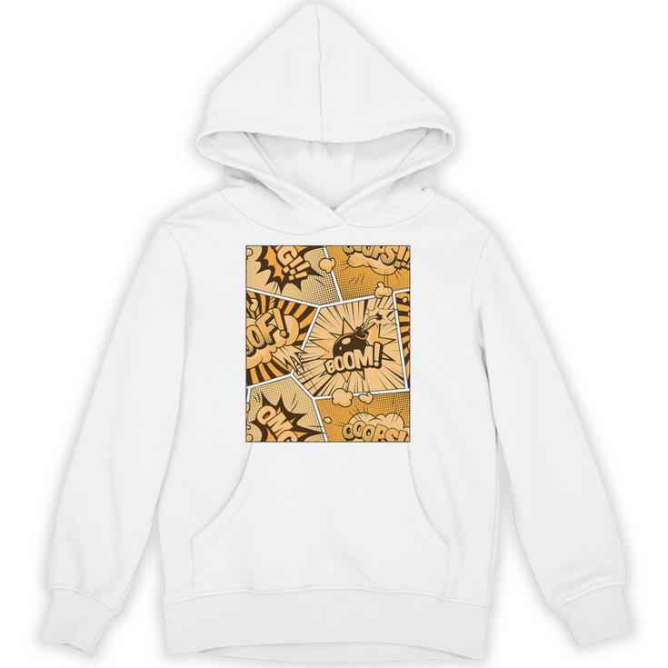 Orange Comic Book Orange Color Graphic Premium Tri-Blend Unisex Hoodie