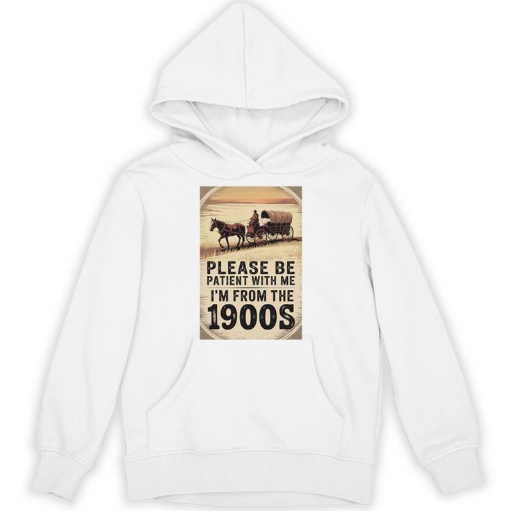 Be Patient With Me I'm From The 1900s Birthday Retirement Premium Tri-Blend Unisex Hoodie
