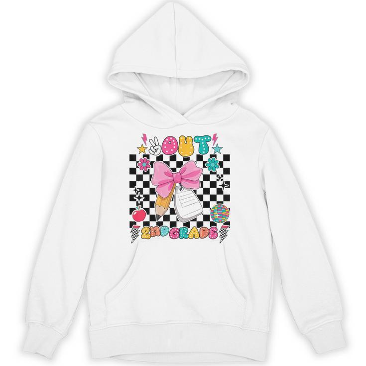 Peace Out 2nd Grade Graduation Last Day School Second Grade Unisex Hoodie