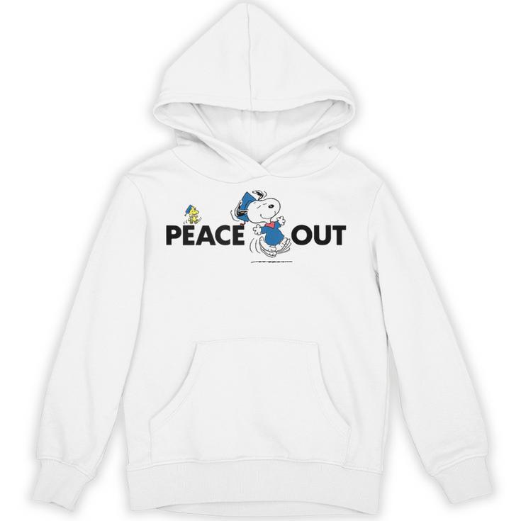 Peanuts Graduation Peace Out Snoopy Woodstock Unisex Hoodie