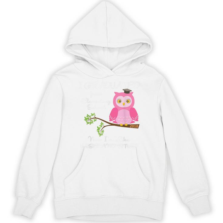 Pink I Graduated From Elementary Graduation Unisex Hoodie