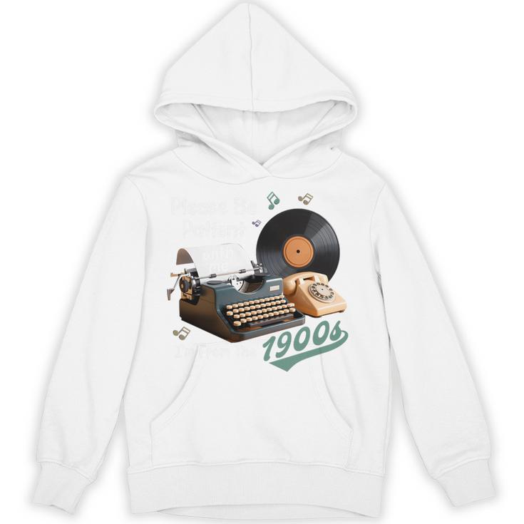 Please BePatient I'm From The 1900s Sarcastic Joke Premium Tri-Blend Unisex Hoodie