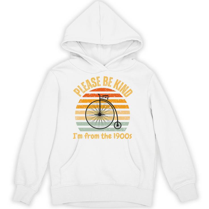 Please Be Kind I'm From The 1900s Penny Farthing Premium Unisex Hoodie
