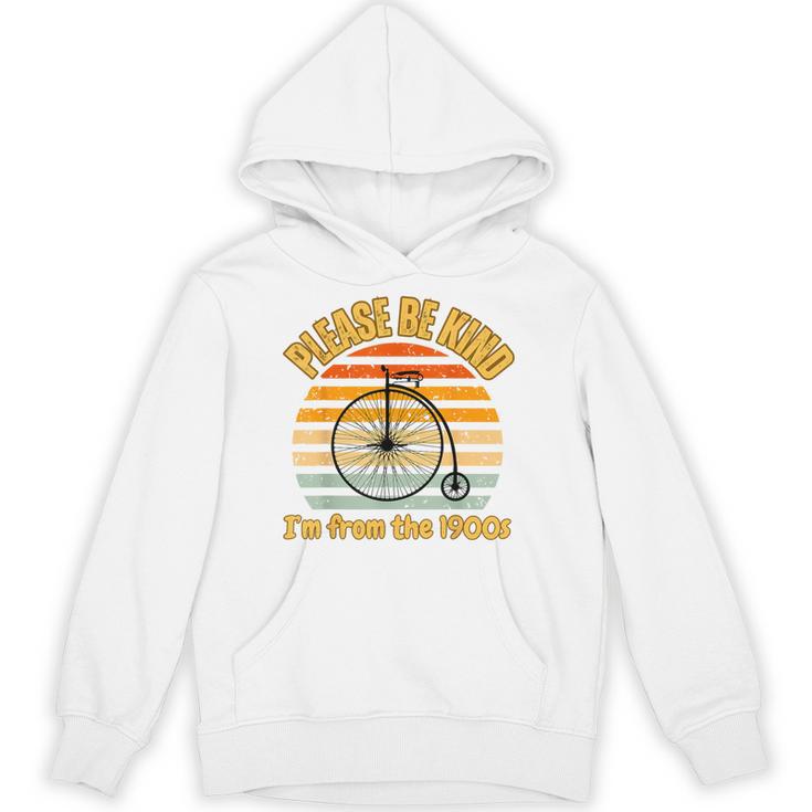 Please Be Kind I'm From The 1900s Penny Farthing Unisex Hoodie