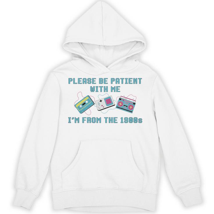 PLEASE BE PATIENT WITH ME I'M FROM THE 1900s 90s Meme Premium Tri-Blend Unisex Hoodie