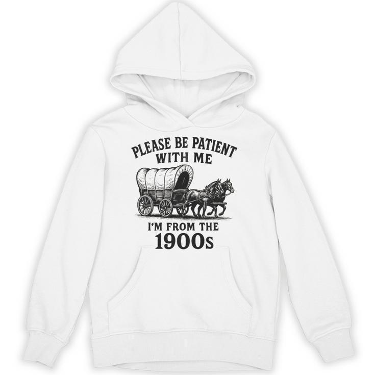 Please Be Patient With Me I'm From The 1900s Boomer Premium Tri-Blend Unisex Hoodie