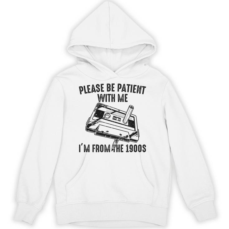Please Be Patient With Me I'm From The 1900s Cassette Pencil Premium Unisex Hoodie