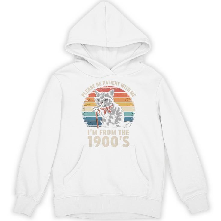 Please Be Patient With Me I'm From The 1900s Cat Premium Unisex Hoodie