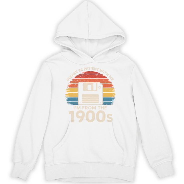 Please Be Patient With Me I'm From The 1900s Floppy Disk Premium Tri-Blend Unisex Hoodie