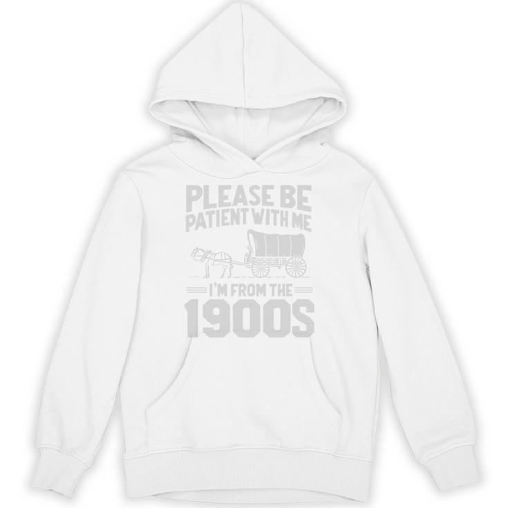 Please Be Patient I'm From The 1900s Over The Hill Premium Tri-Blend Unisex Hoodie