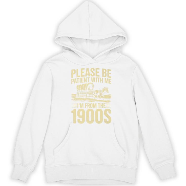 Please Be Patient I'm From The 1900s Over The Hill Premium Unisex Hoodie