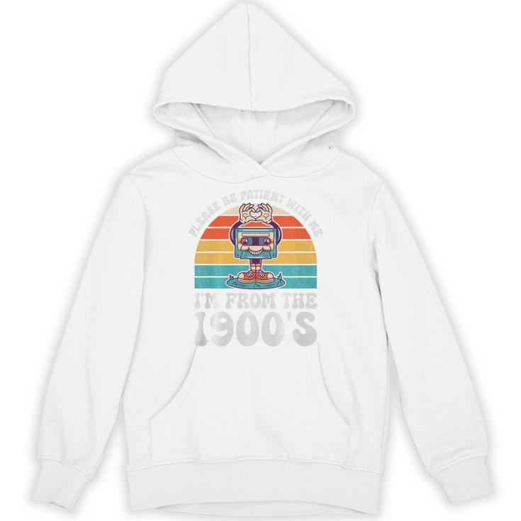 Please Be Patient With Me I'm From The 1900s Kawaii Premium Tri-Blend Unisex Hoodie