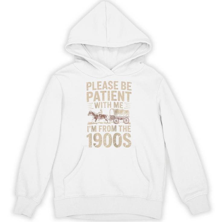 Please Be Patient With Me I'm From The 1900S Raglan Baseball Tee Unisex Hoodie