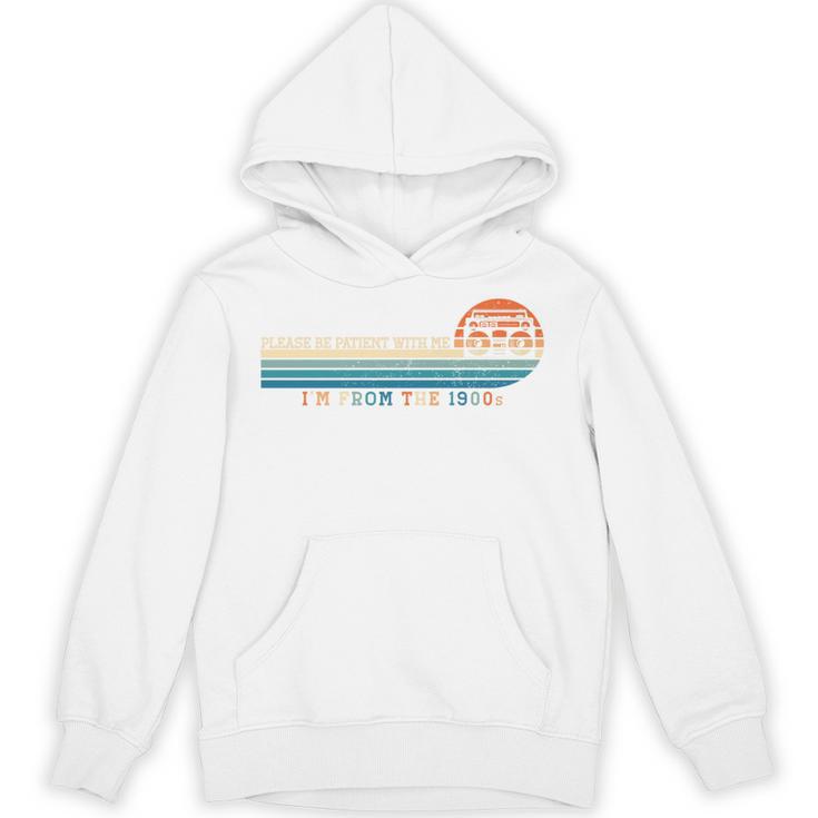 Please Be Patient With Me I'm From The 1900s Retro 90s Premium Unisex Hoodie