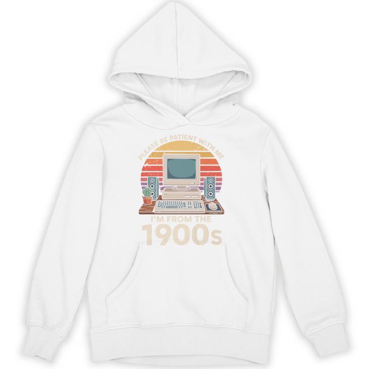 Please Be Patient I'm From The 1900s Retro Computer Geek PC Premium Unisex Hoodie