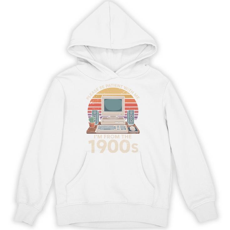 Please Be Patient I'm From The 1900s Retro Computer Geek PC Unisex Hoodie