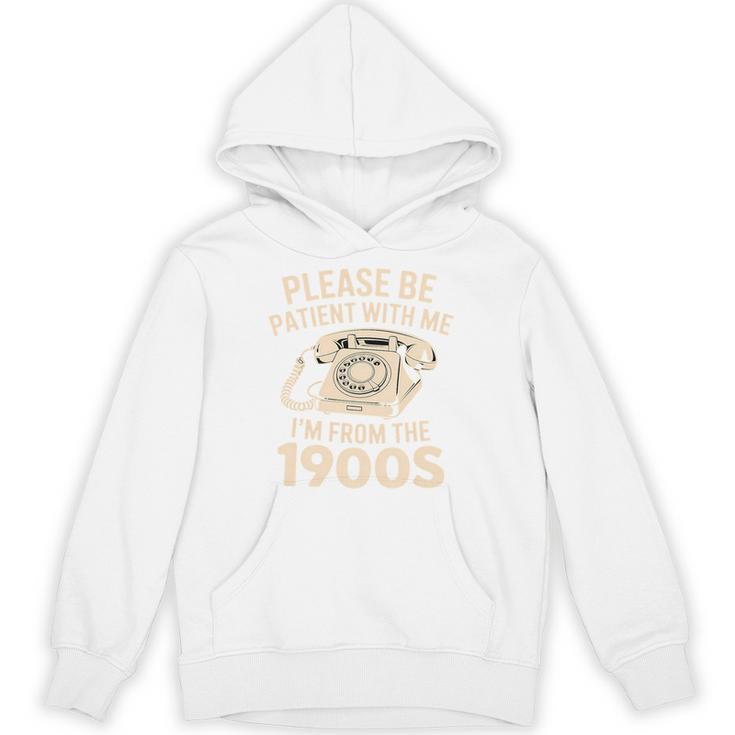 Please Be Patient With Me I'm From The 1900s Retro Humor Premium Tri-Blend Unisex Hoodie