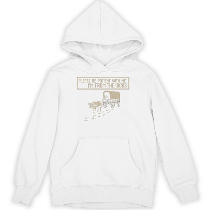 Please Be Patient With Me I'm From The 1900s Retro Tee Unisex Hoodie