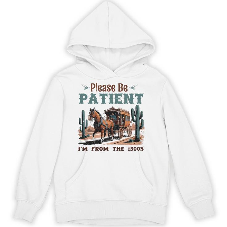 Please Be Patient I'm From The 1900s Stagecoach Western Vint Premium Tri-Blend Unisex Hoodie