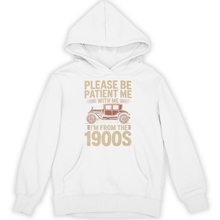 Please Be Patient With Me I'm From The 1900s Vintage Car Premium Unisex Hoodie
