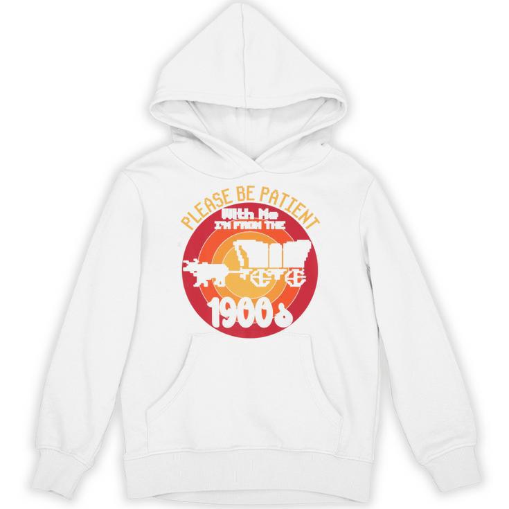 Please Be Patient With Me I'm From The 1900s Vintage Meme Premium Unisex Hoodie