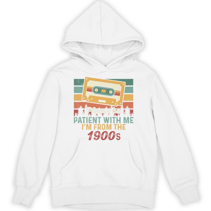 Please Be Patient-With Me I'm From The 1900s Retro Music Premium Unisex Hoodie
