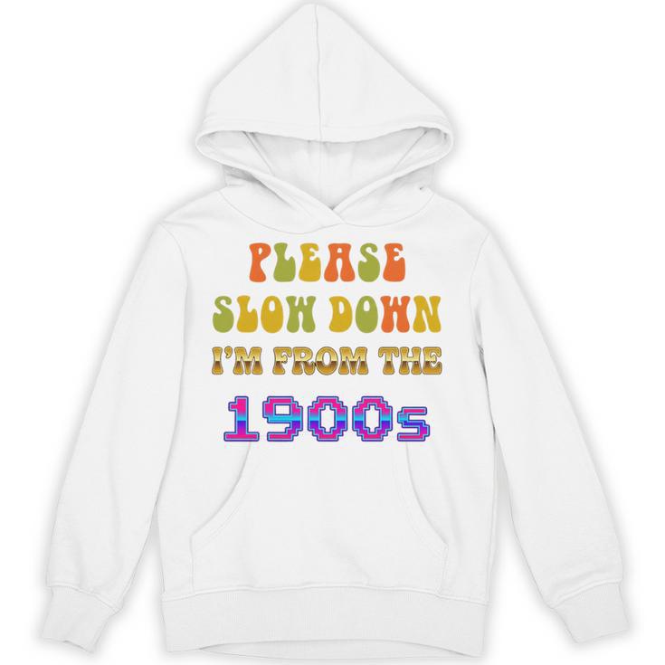 Please Slow Down I'm From The 1900s Retro Vintage 70 Premium Tri-Blend Unisex Hoodie Please Slow Down I'm From The 1900s Retro Vintage 70 Premium Tri-Blend Unisex Hoodie