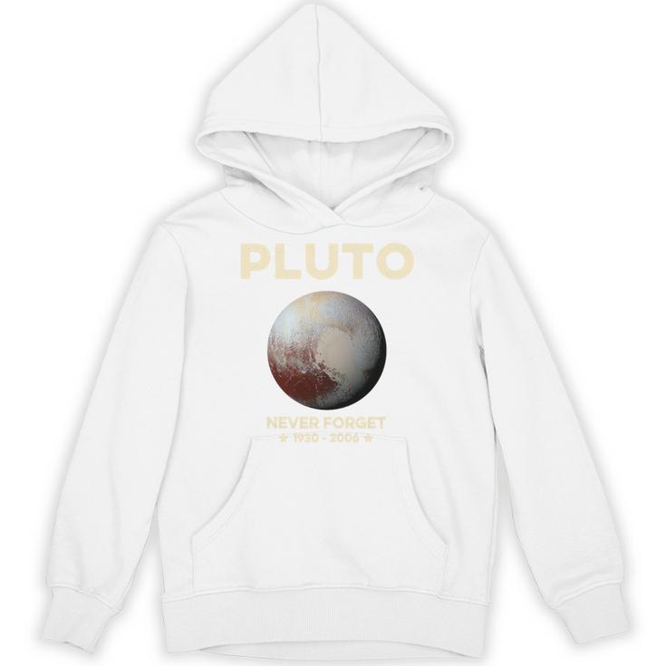 Pluto Never Forget 1930-2006 Planet Space Science Nostalgia Premium Tri-Blend Unisex Hoodie