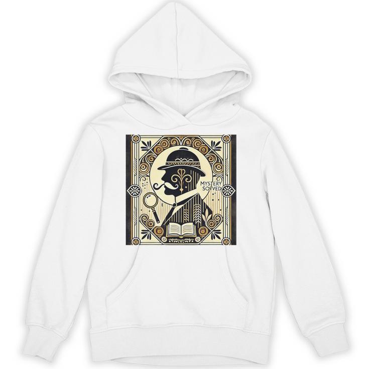 Poirot Mystery Books Vintage Detective Premium Tri-Blend Unisex Hoodie