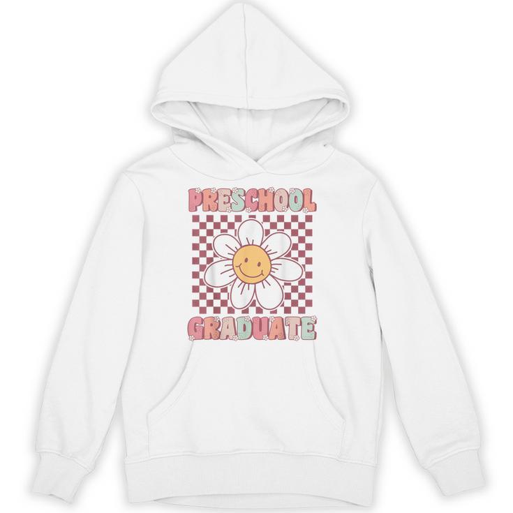 Preschool Graduation Graduate Cute Groovy Last Day Of Pre K Unisex Hoodie