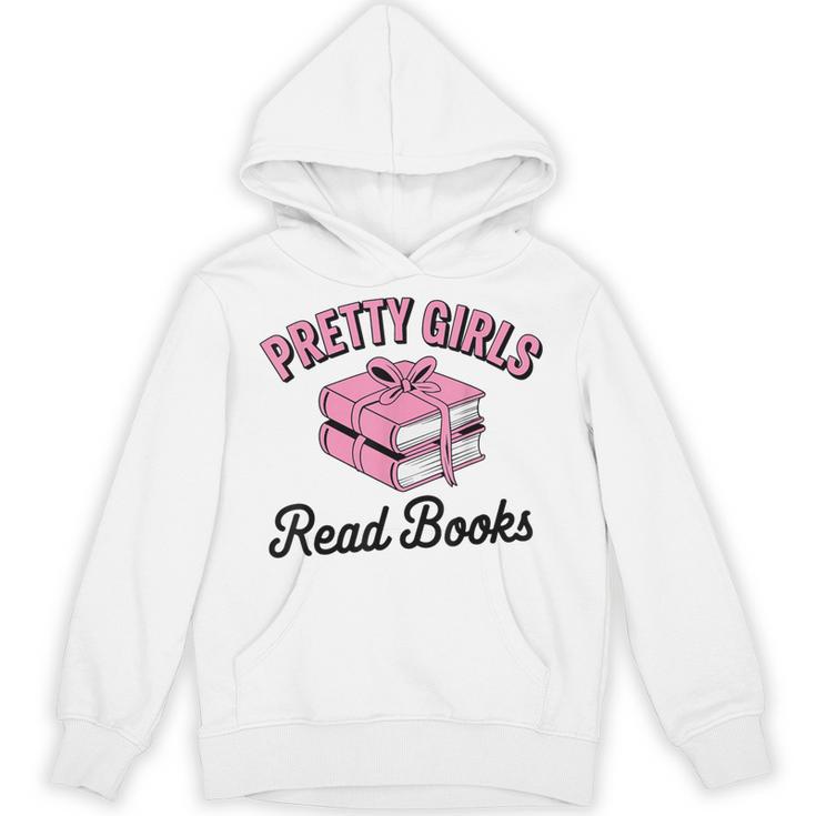 Pretty Girls Read Books Bookworm Book Lover Teacher Unisex Hoodie