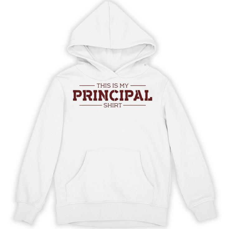This Is My Principal Shirt Graduation T-Shirt Unisex Hoodie