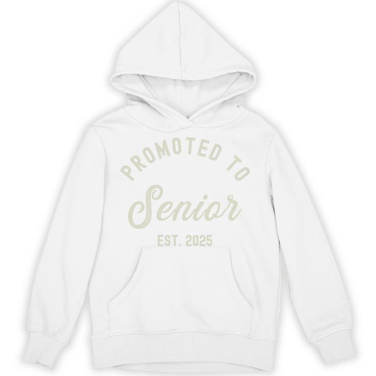 Promoted To Senior Est 2025 High School College Graduation Premium Unisex Hoodie