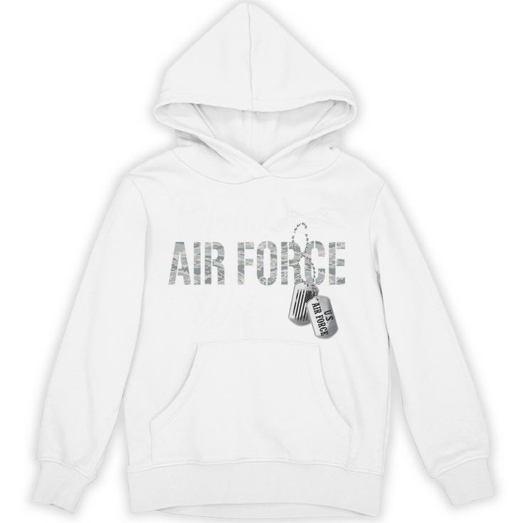 Proud Air Force Wife Air Force Graduation USAF Wife Unisex Hoodie