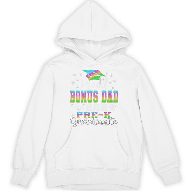 Proud Bonus Dad Of PreK School Graduate 2024 Graduation Premium Unisex Hoodie