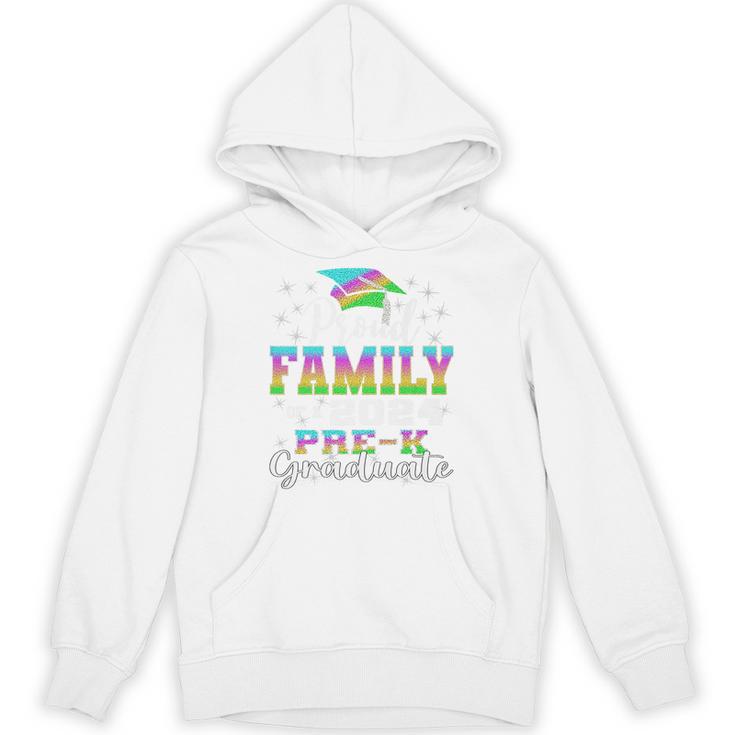 Proud Family Of PreK School Graduate 2024 Graduation Family Premium Unisex Hoodie