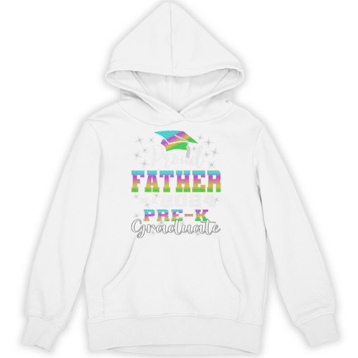 Proud Father Of PreK School Graduate 2024 Graduation Father Premium Unisex Hoodie