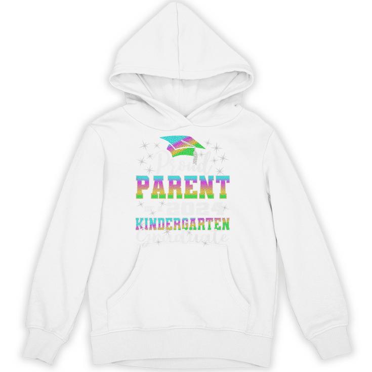 Proud Parent Of Kindergarten Graduate 2024 Graduation Parent Premium Unisex Hoodie